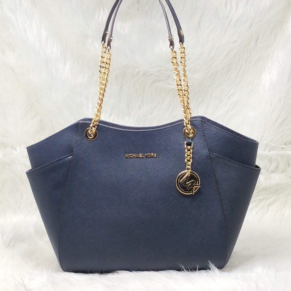 Nwt Michael Kors Jet Set travel large chain tote